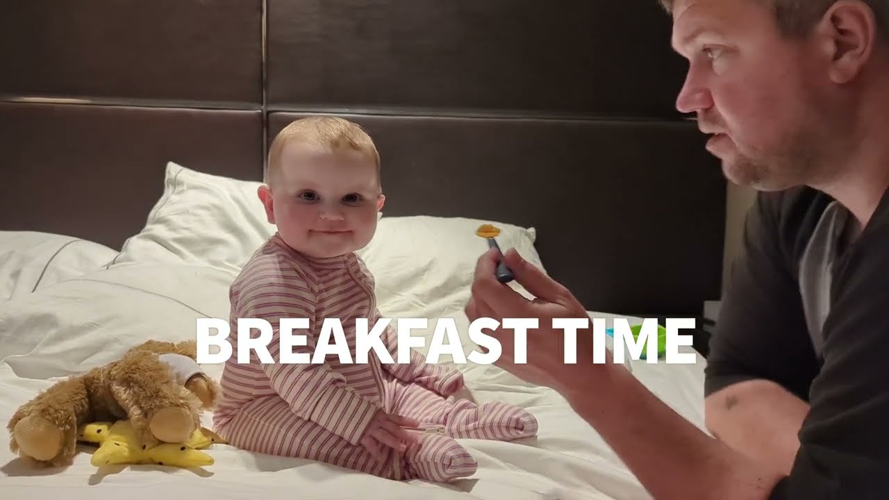 Breakfast time with our baby #babysmile #cutebaby #smiles