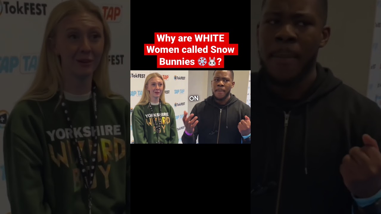 Why are WHITE women called SNOW BUNNIES ❄️🐇? #whitewoman #snow #magic