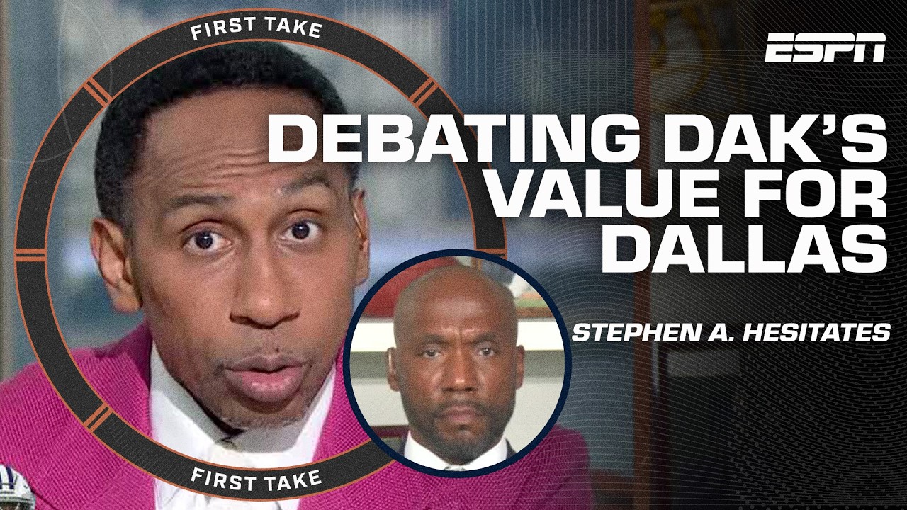 HEATED DEBATE 🔥 Louis Riddick challenges Stephen A.'s perspective of Dak Prescott | First Take