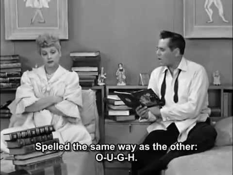 I love Lucy  english Pronunciation