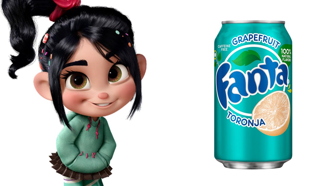 Wreck-It Ralph Movie Characters and their favorite DRINKS! & other favorites | Vanellope, King Candy
