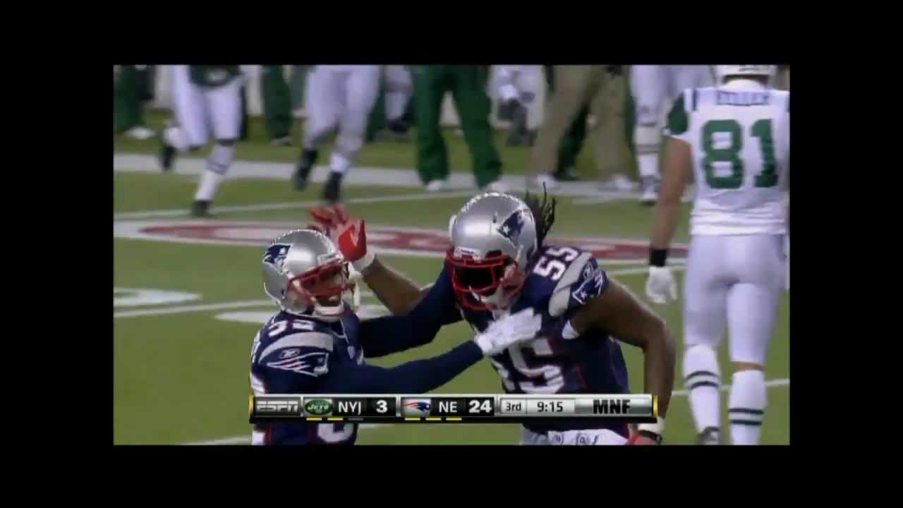 Brandon Spikes Patriots' Highlights