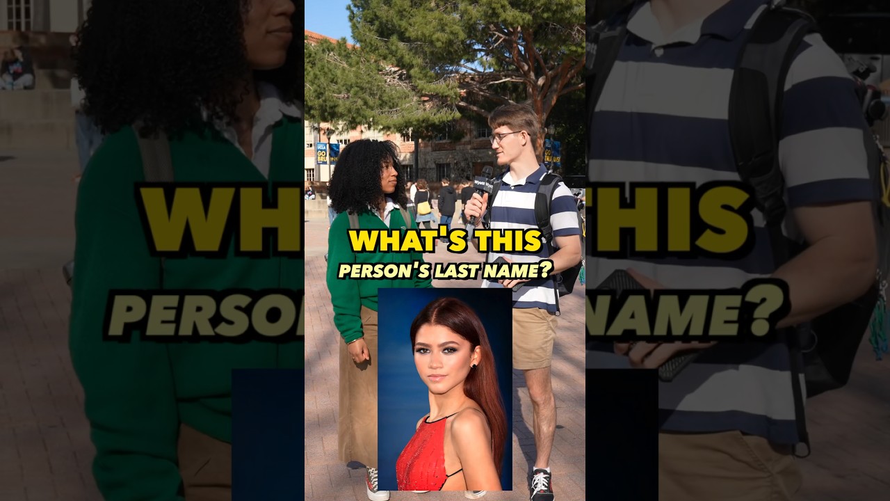 $20 to tell me Zendaya’s last name!