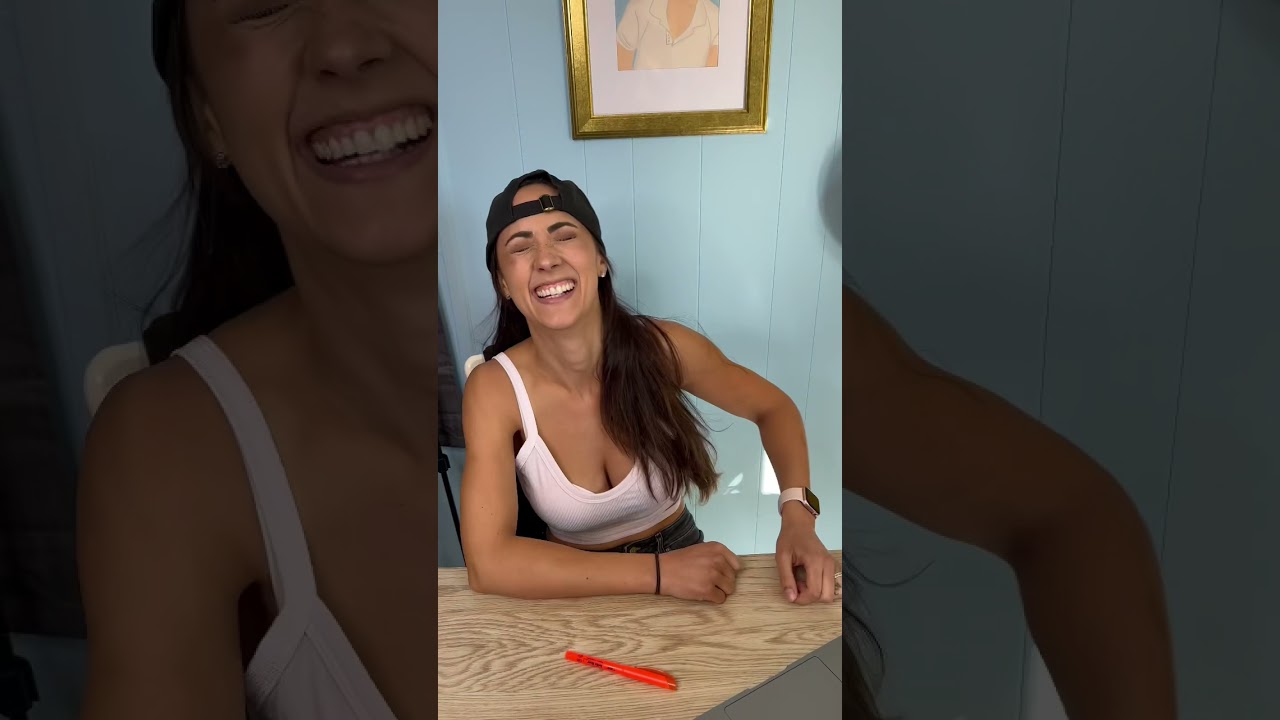 These jokes have her laughing so hard 😂 #couple #couplecomedy #jokes #wife #reaction #shorts