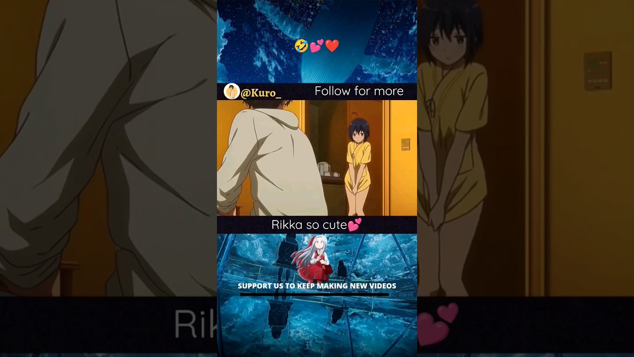 Rikka so cute❤...chuunibyou #chuunibyou #shorts #anime