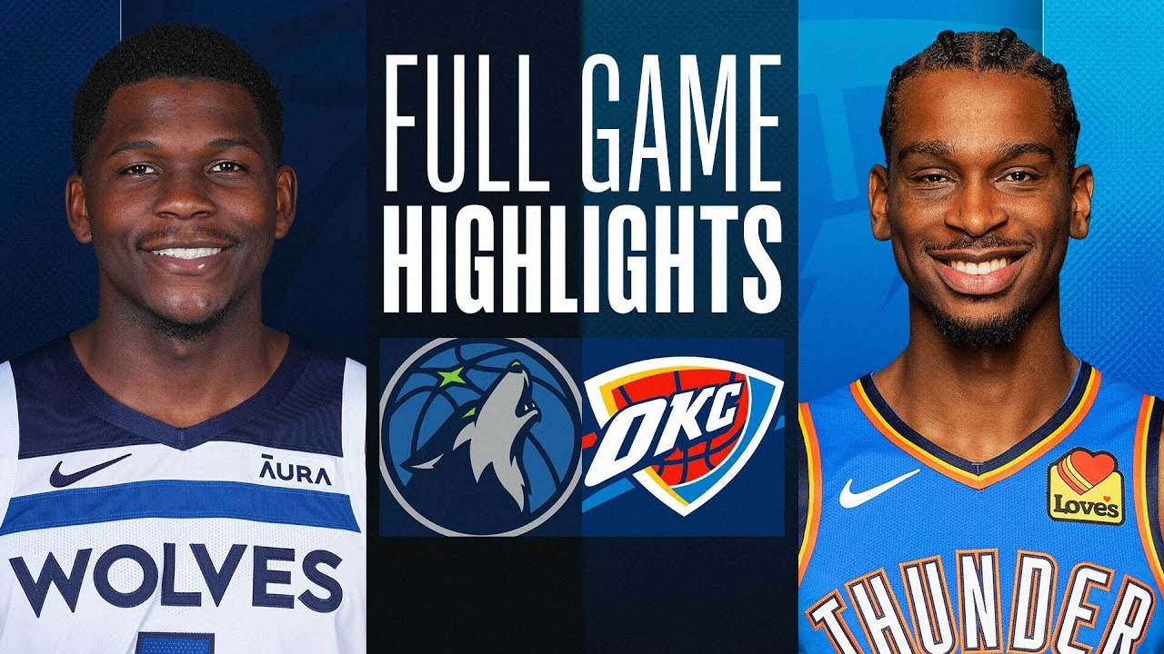 TIMBERWOLVES at THUNDER | FULL GAME HIGHLIGHTS | January 29, 2024