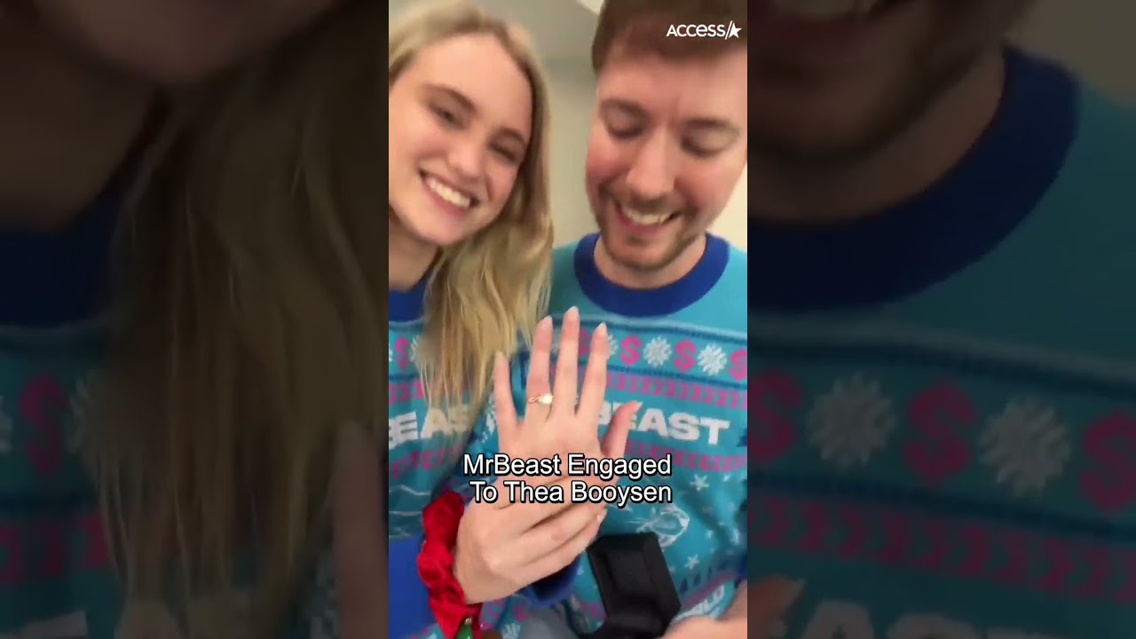 YouTube Star MrBeast Engaged To Thea Booysen #shorts