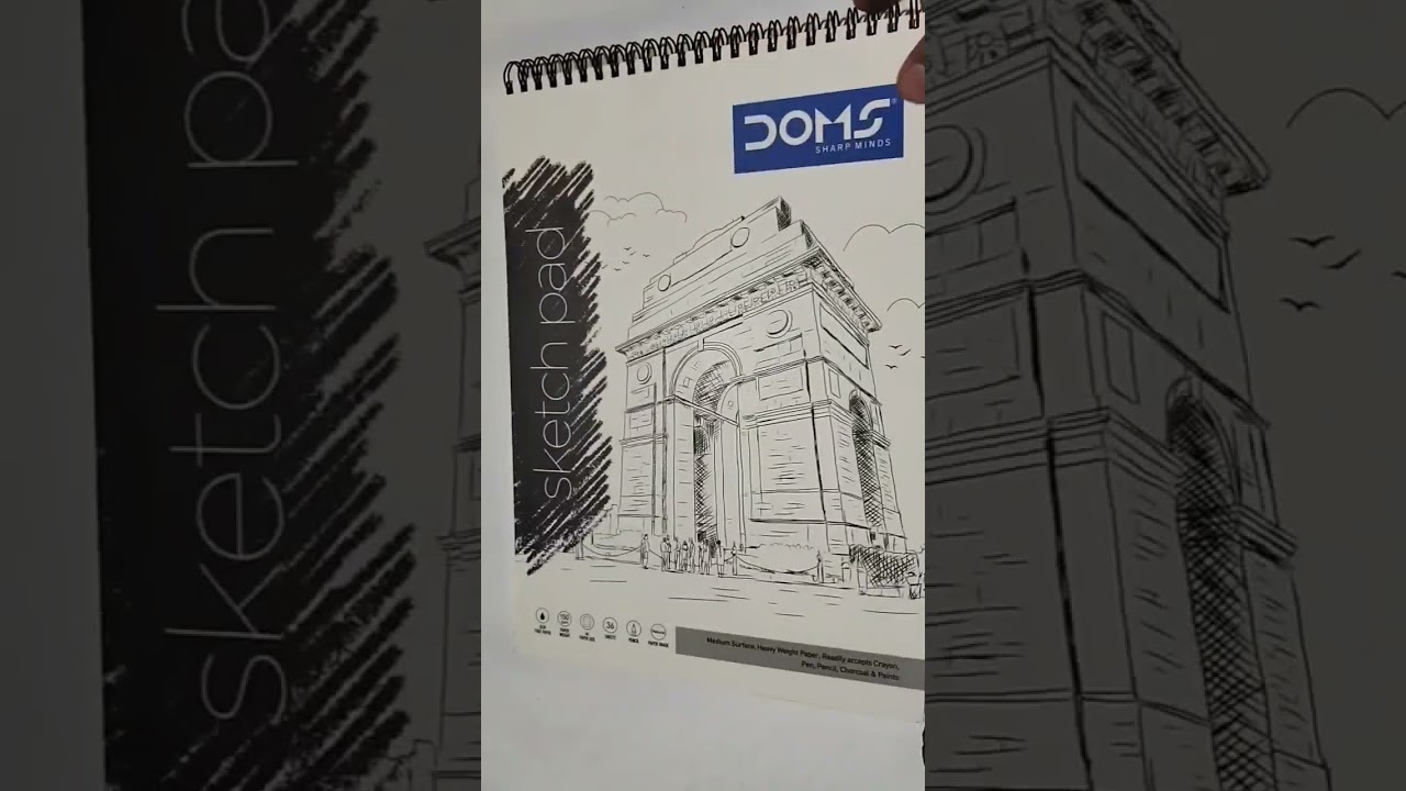 Sketch pad | doms sketch pad | drawing book | sketch book | under 100 | #art | #shorts | #draw #post