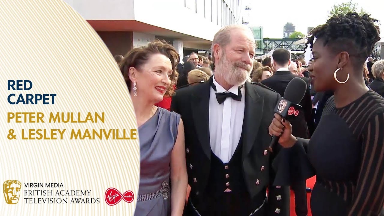 Peter Mullan & Lesley Manville Talk About Mum | BAFTA TV Awards 2019