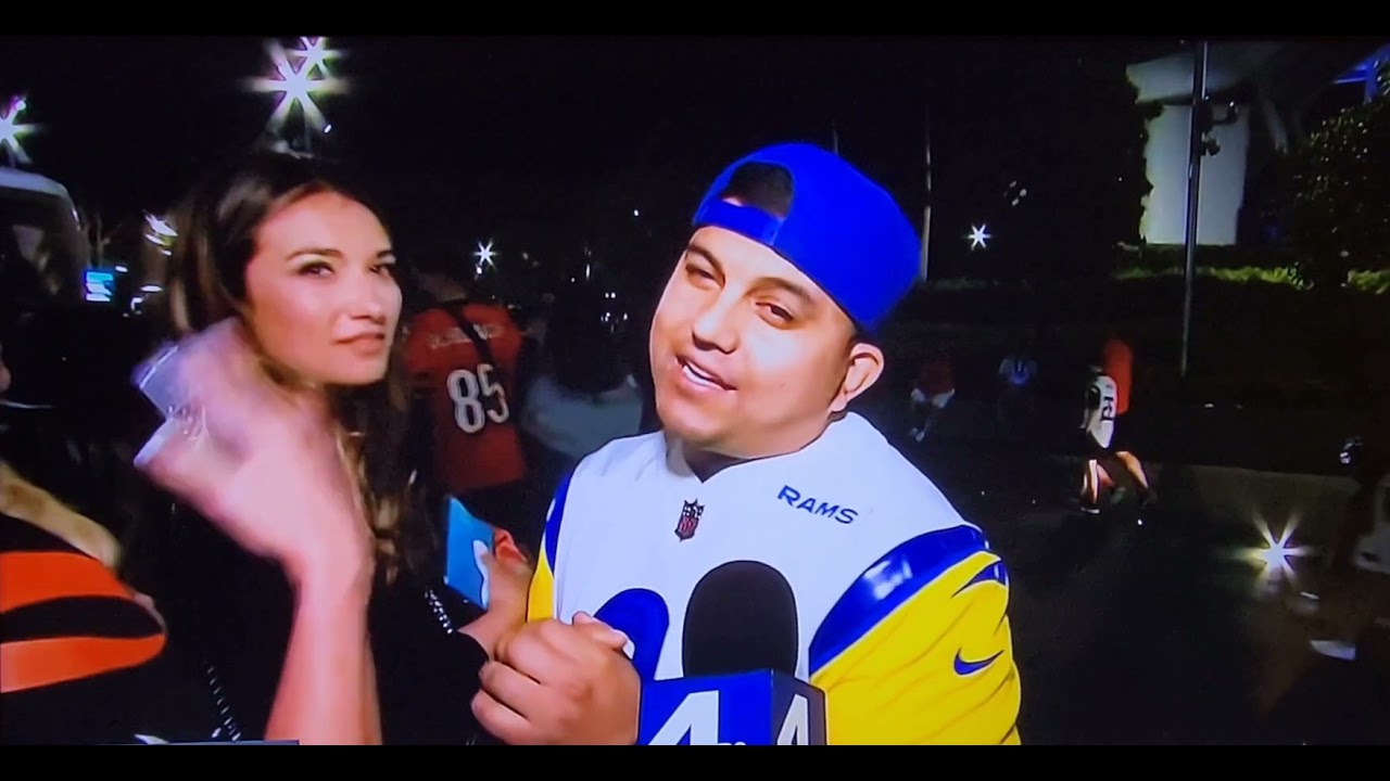Joe Burrow's girlfriend's sister gets angry at a Ram fan...