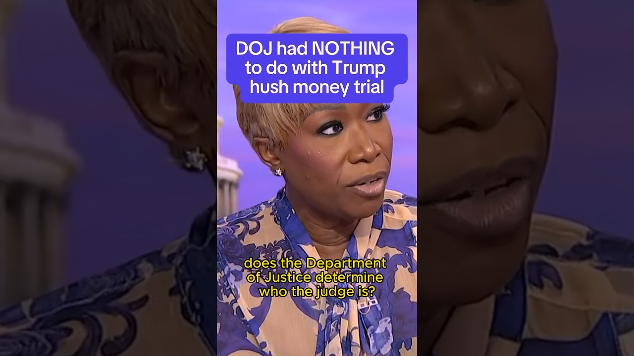 DOJ had NOTHING to do with Trump hush money trial
