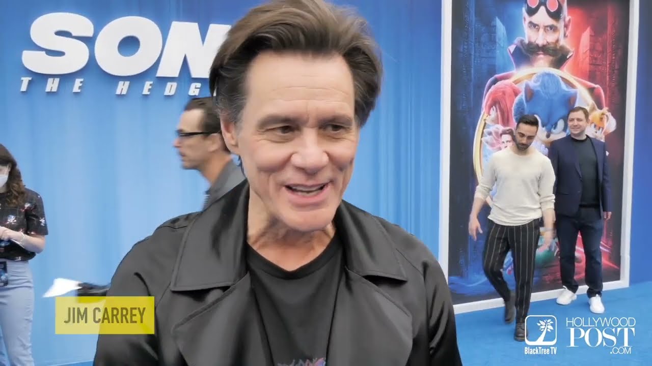 Jim Carrey Sonic The Hedgehog 🦔 2  | Sydney Winbush Interviews Before Her Powerbook II Break