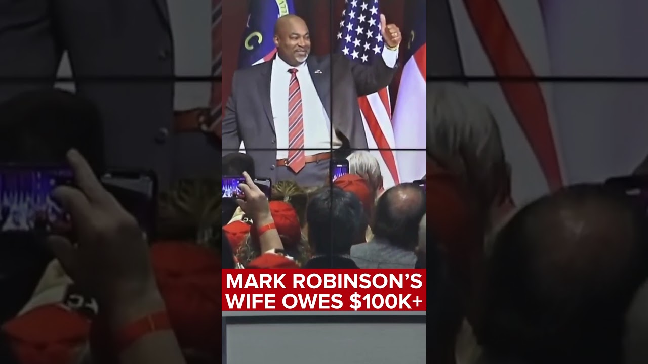 Mark Robinson's wife owes over $100,000