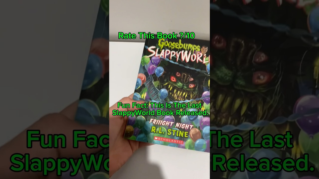 This Was The Last Ever Slappy World Book 😔Friiight Night #goosebumps #book #shorts Rate This Book