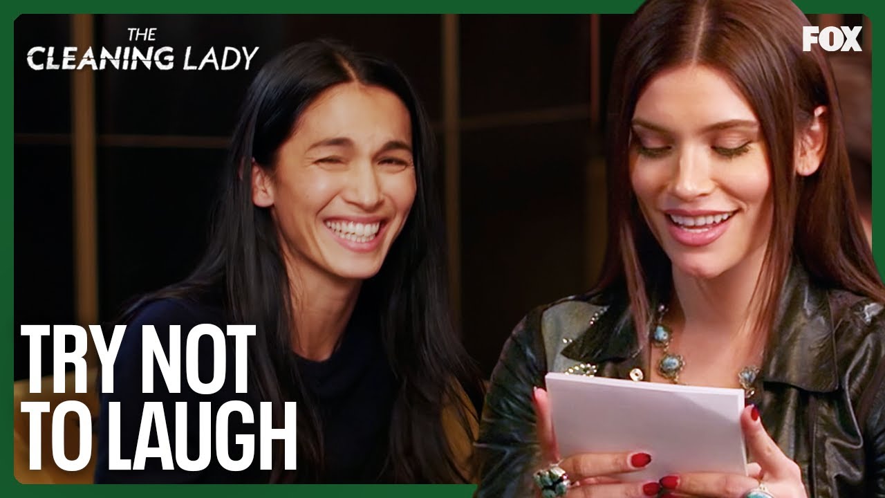 Try Not To Laugh Challenge Ft. Élodie Yung & Eva De Dominici | The Cleaning Lady