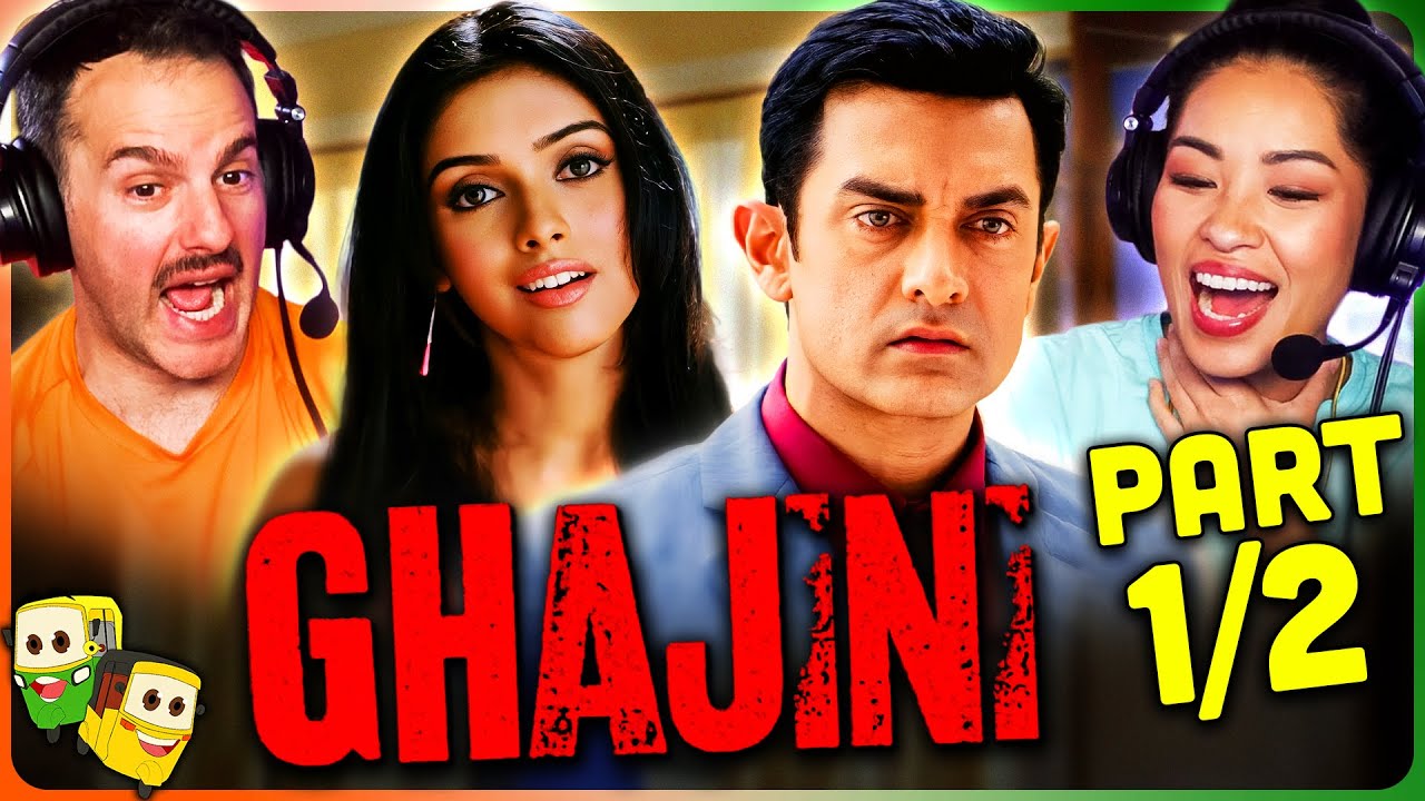 GHAJINI Movie Reaction Part 1/2! | Aamir Khan | Asin Thottumkal | A.R. Murugadoss