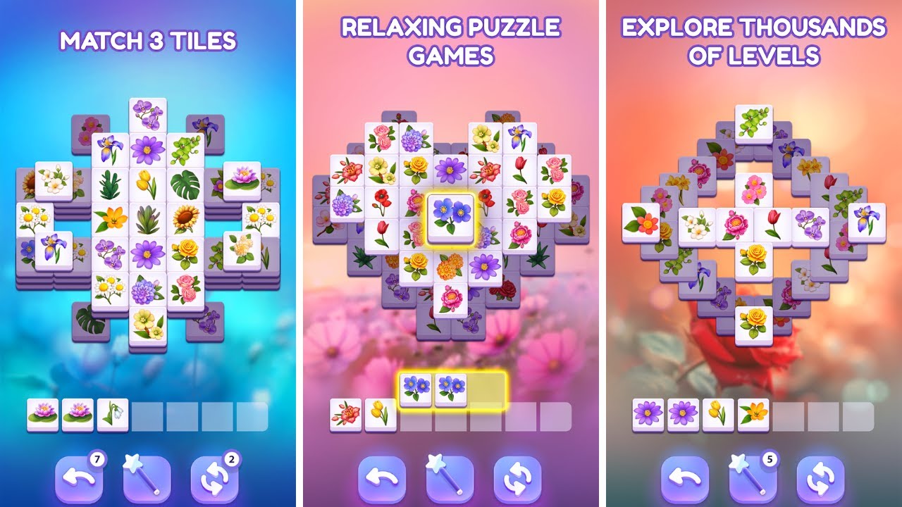 Blossom Match - Puzzle Game Gameplay (Android IOS)