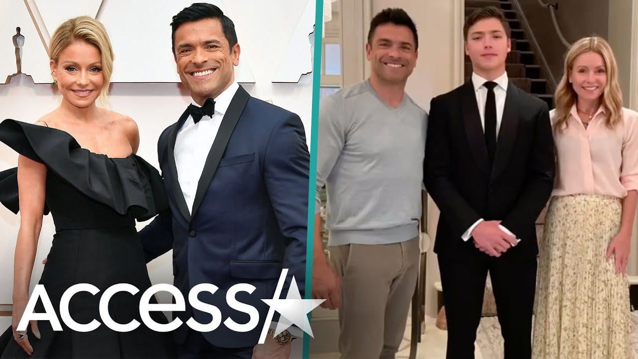 Kelly Ripa’s Son Joaquin Wears Mark Consuelos Tux To Prom