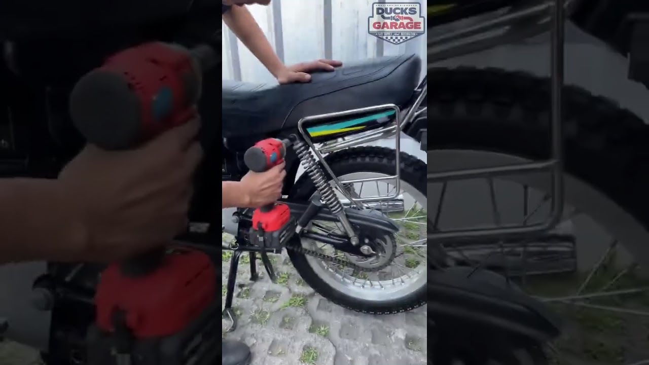 Baga hông Ducks Garage Indonesia Honda Win 100 Adventure - 510 Garage #510garage #vmx #hondawin100