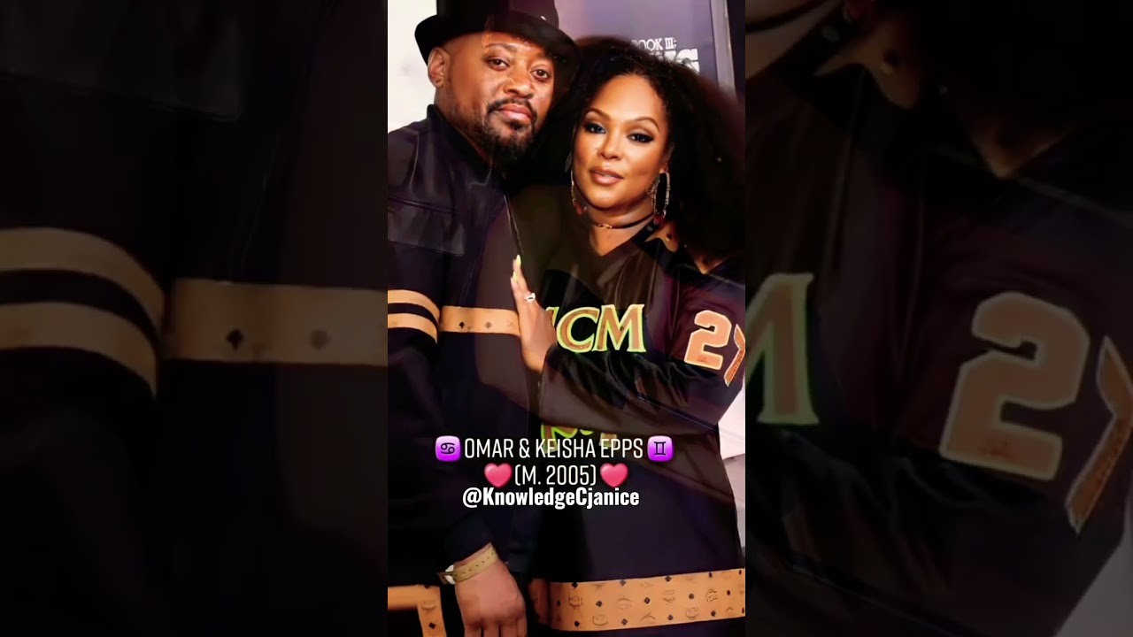 ♥️Celebrity Marriages... Juice Actor Omar Epps & Total Singer Keisha Epps Marriage Transformation