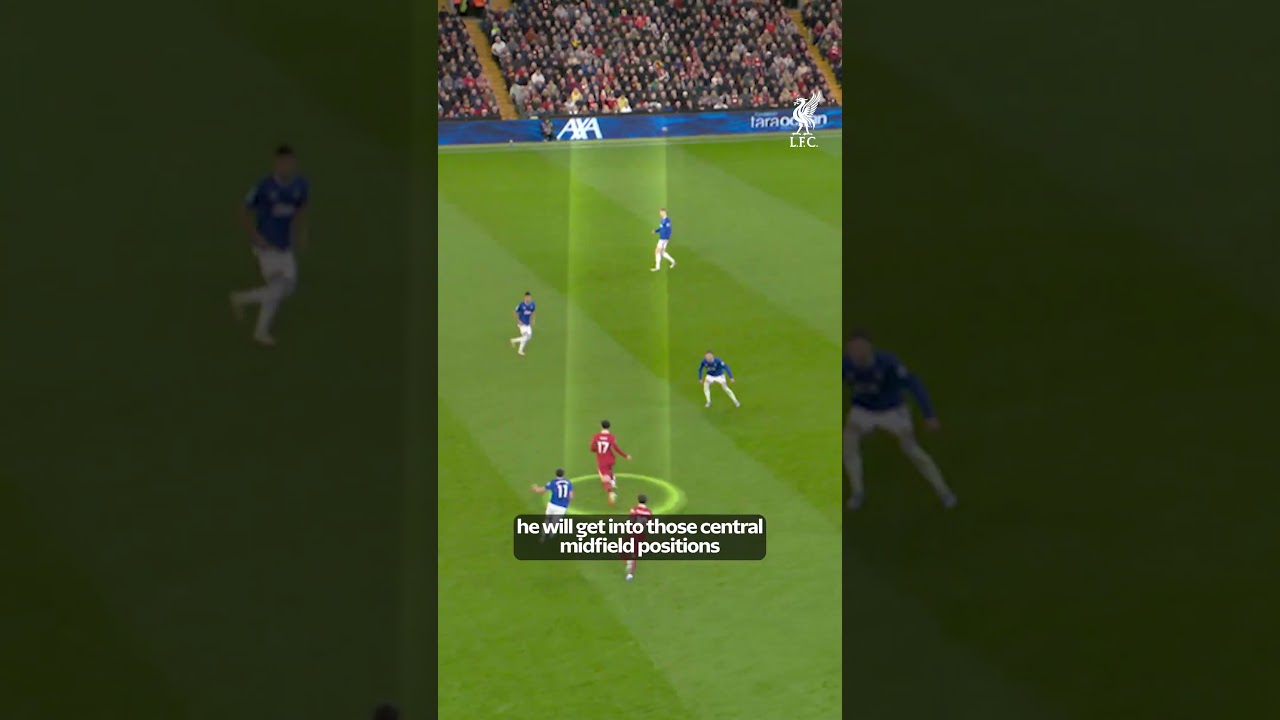 Curtis Jones vs Everton 👏