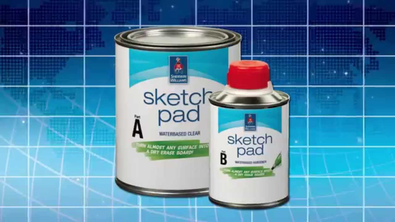 Sketch Pad™ Dry Erase Clear Coat - Sherwin-Williams