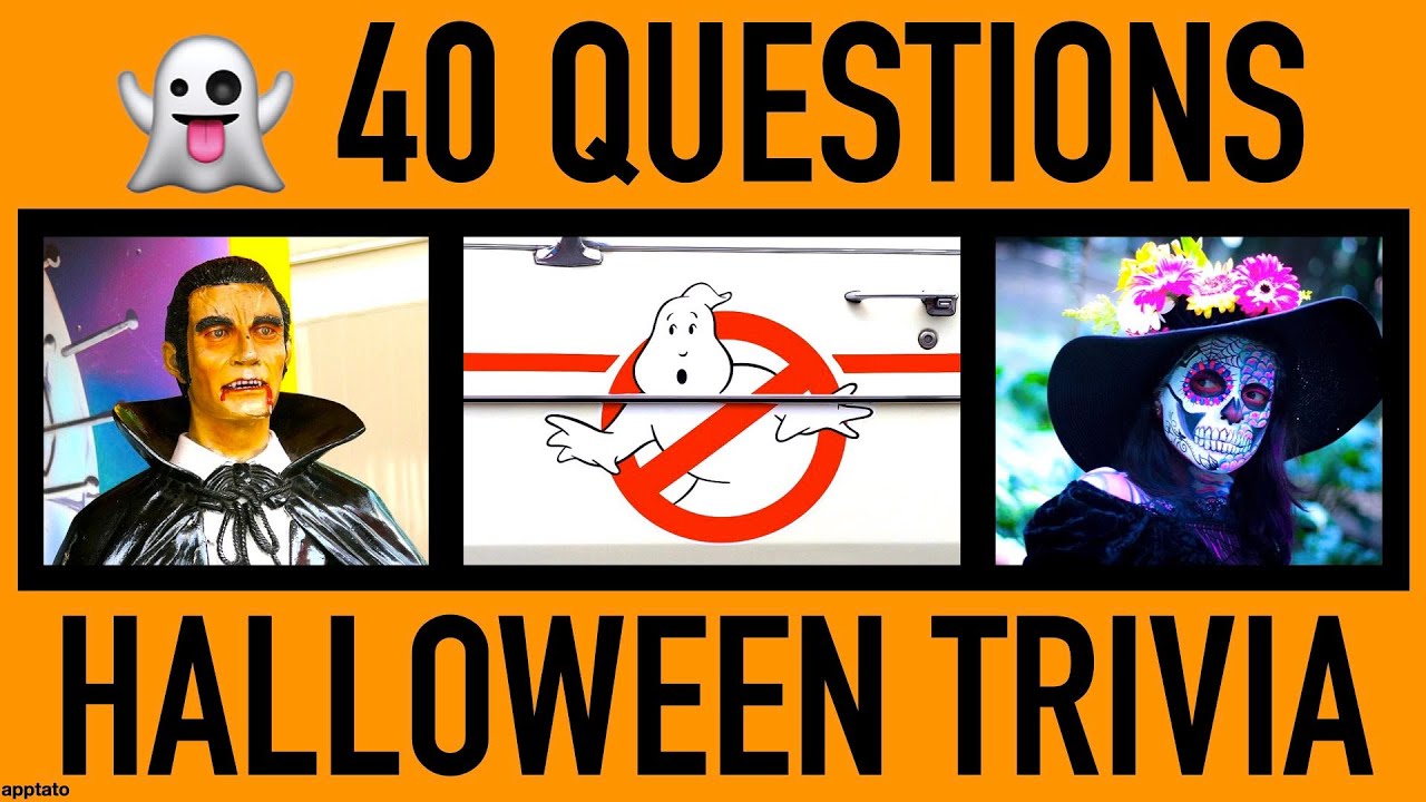 HALLOWEEN TRIVIA QUIZ  - 40 Halloween General Knowledge Trivia Questions and Answers Pub Quiz