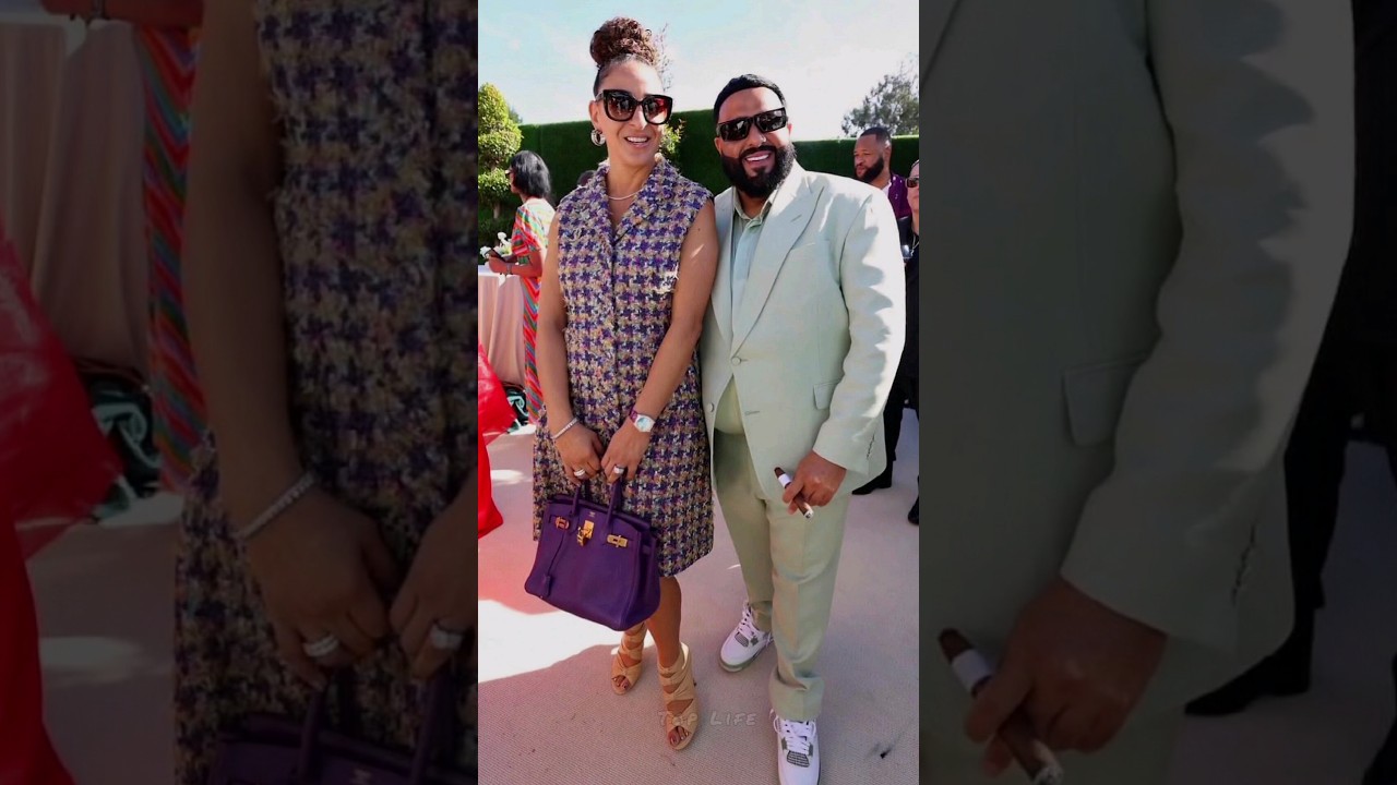 DJ Khaled with his Queen 👸  Nicole Tuck  DJ Khaled's Wife #djkhaled #wife #shorts