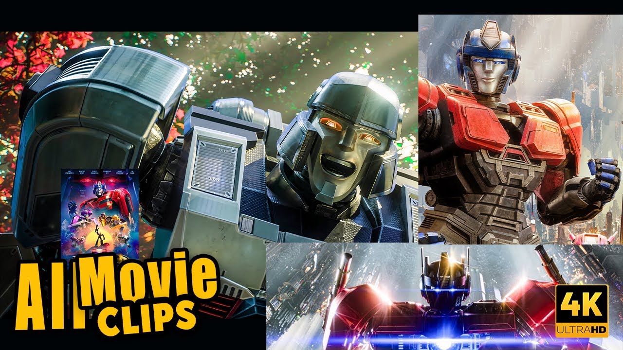 TRANSFORMERS ONE (2024) - Official Trailer & Movie Clips in 4K | Best Action Scenes
