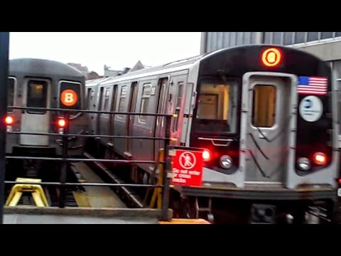 [MTA]: Astoria Ditmars Boulevard Bound R160-B Siemens (Q) Train Departing @ Ocean Parkway