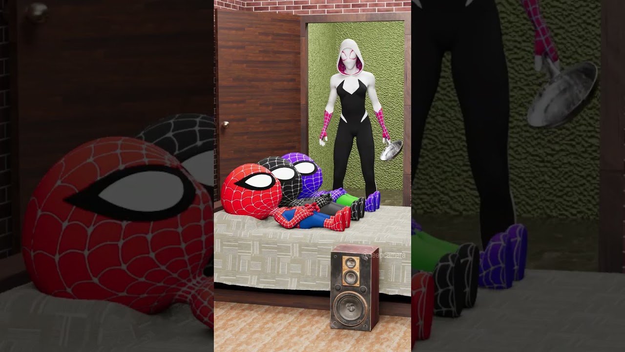 Spidey's vs Spider Gwen | The Spideys are partying at 3am | Marvel Animation