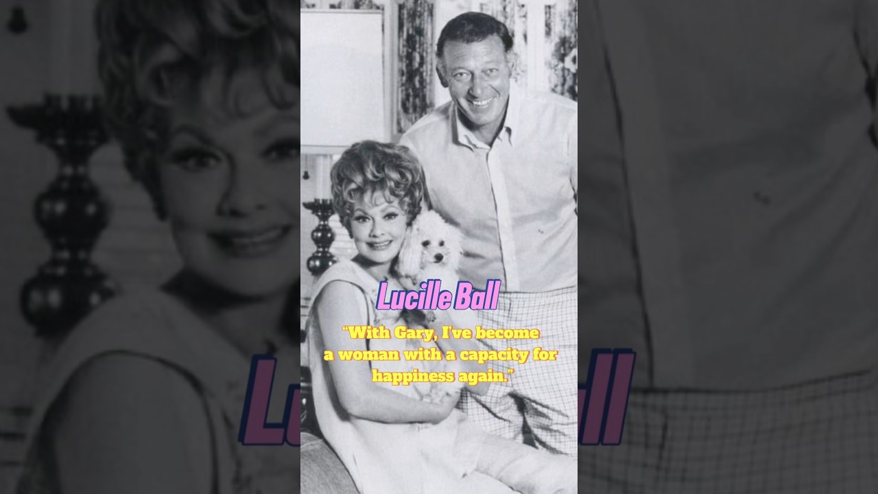 💞#LucilleBall Healed Herself in Her Marriage to Gary Morton