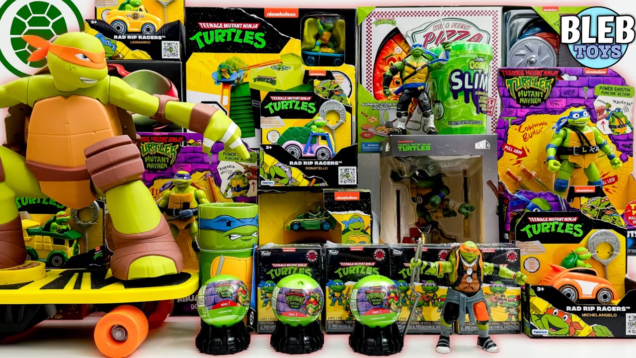 Teenage Mutant Ninja Turtles toy collection Unboxing | TMNT | Mutant Mayhem toys | ASMR | No Talking