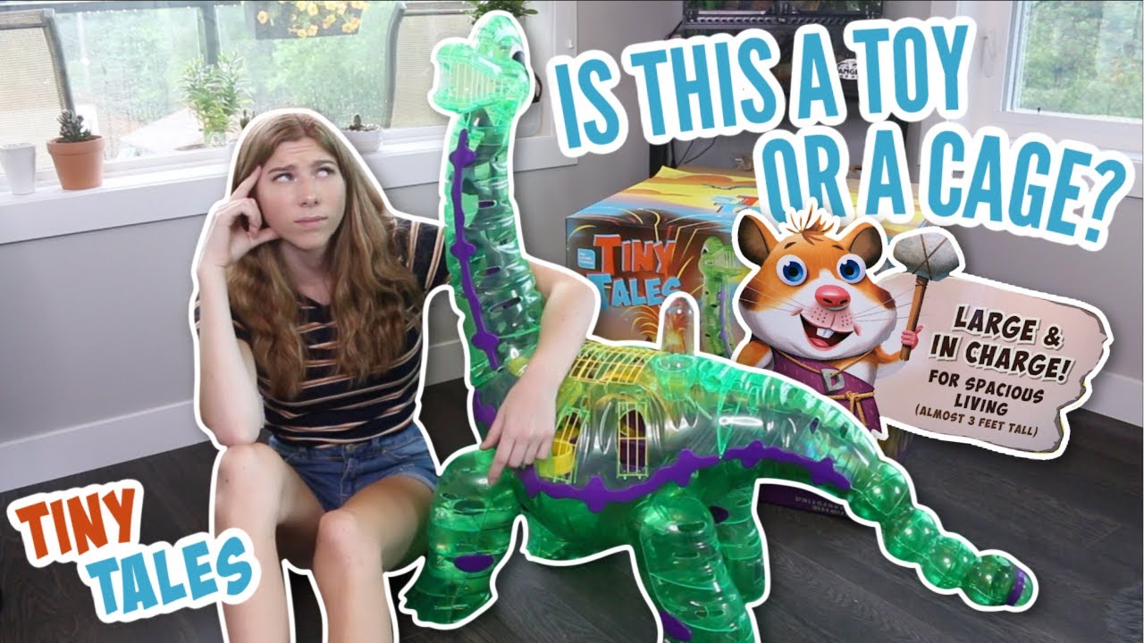 Hamster Cage or Toy? | Tiny Tales XL Dinosaur Cage Review
