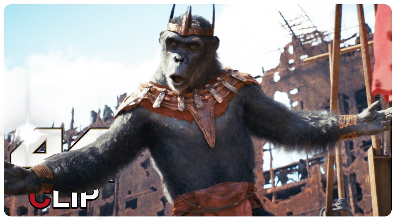 Noa Meets Proximus Caesar Scene | KINGDOM OF THE PLANET OF THE APES (NEW 2024) Movie CLIP 4K