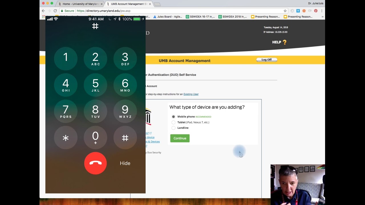 UMB Duo Authentication and Blackboard