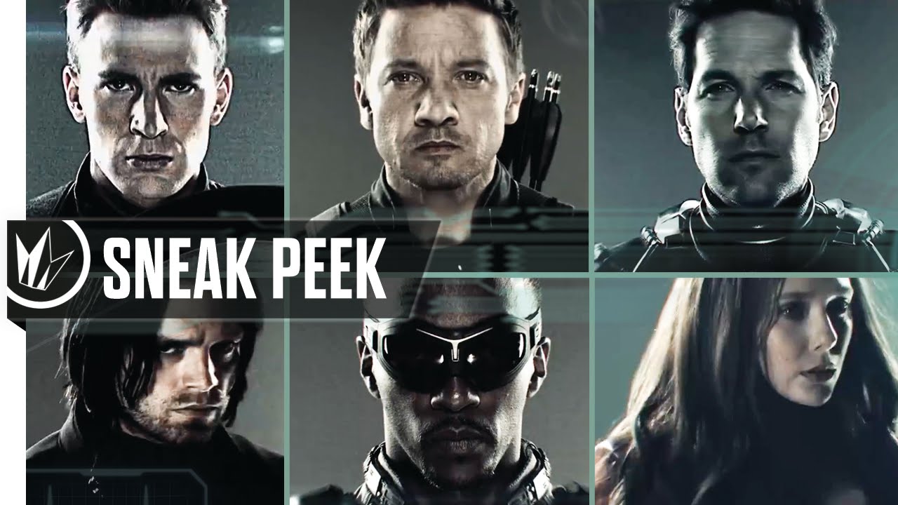 Captain America: Civil War Sneak Peek "Team Cap" -- Regal Cinemas [HD]