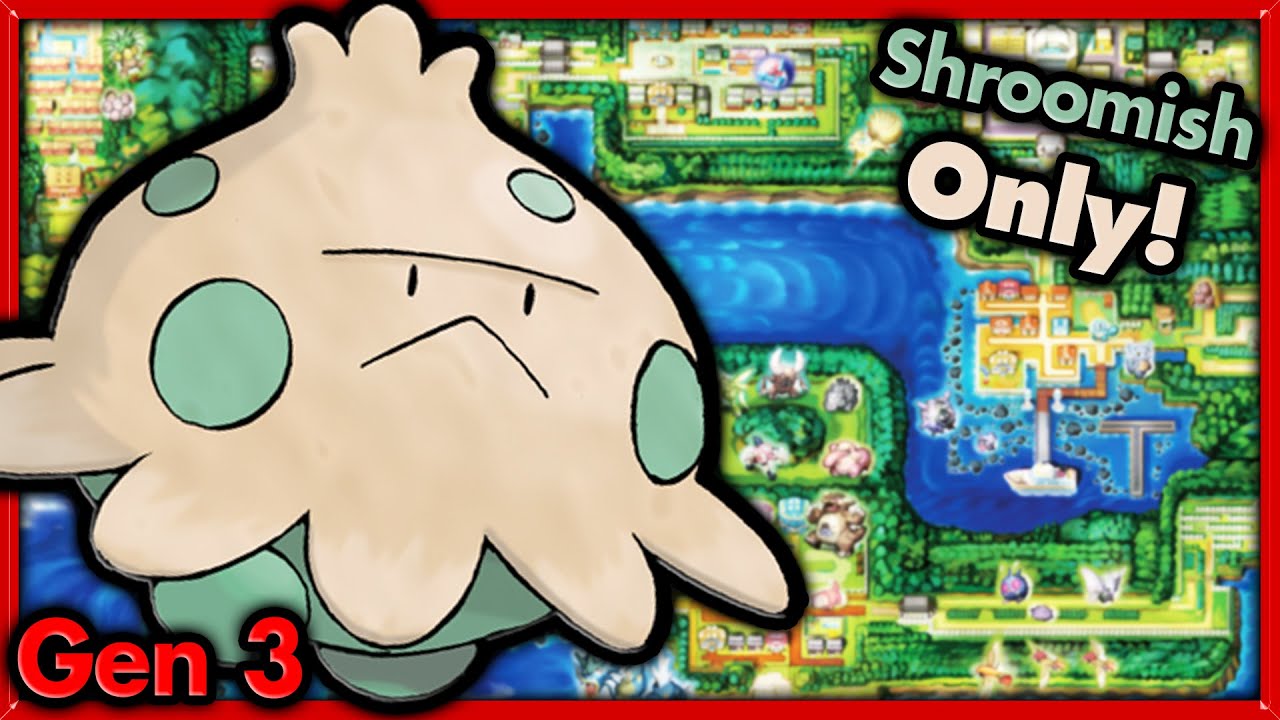 Can I Beat Pokemon Fire Red with ONLY Shroomish? 🔴 Pokemon Challenges ► NO ITEMS IN BATTLE