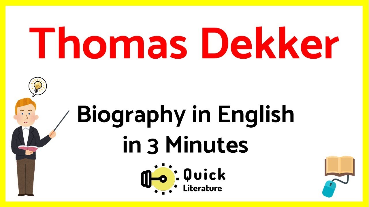 Thomas Dekker Biography in 3 minutes | British Literature Audio Video Notes