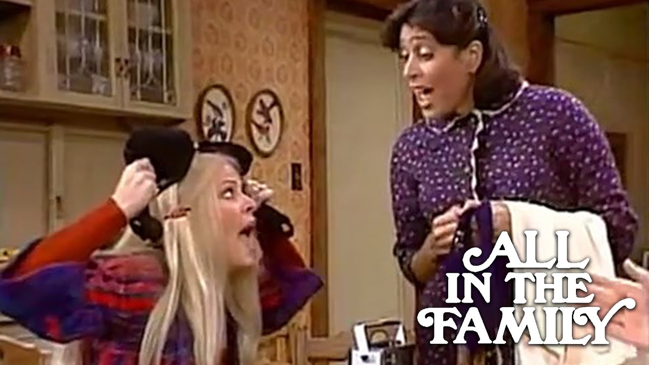 Sally Struthers e Liz Torres na série Tudo em Família (1976)