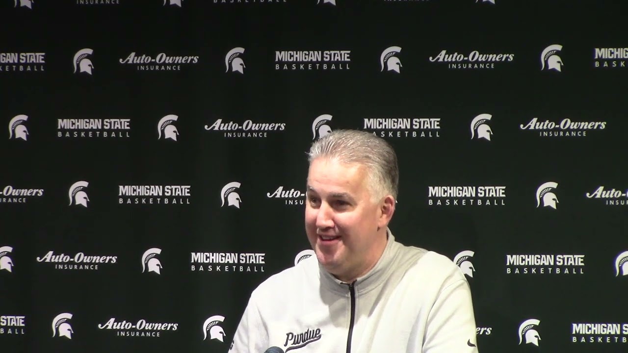 Purdue coach Matt Painter on 75-66 loss at Michigan State