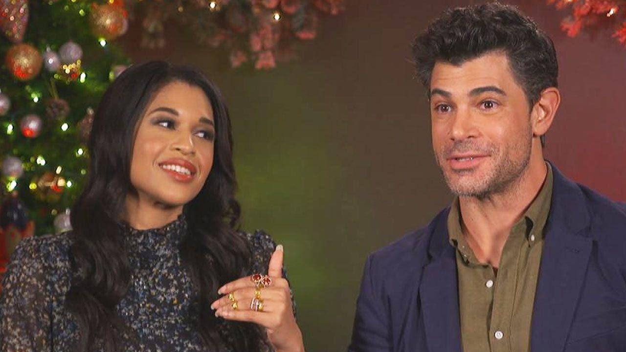 The Truth About Christmas Co-Stars Kali Hawk and Damon Dayoub Hilariously Jab Each Other