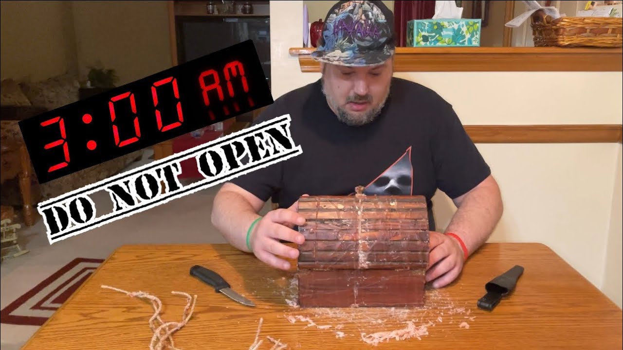 Opening a Dybbuk Box at 3:00 AM #ghosthunting #dybbuk #demon #scary #witchcraft #paranormal #creepy
