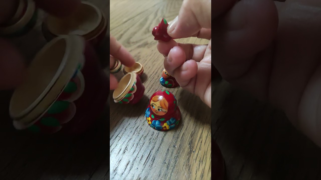 Smallest Matryoshka|Russian Nesting Dolls #shorts