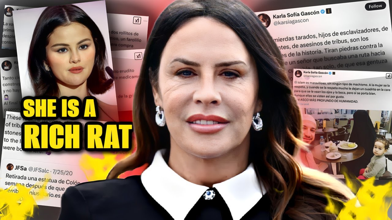 Karla Sofía Gascón's NASTY Tweets: She RUINED The Oscars, Called Selena Gomez a RAT, & She's RACIST