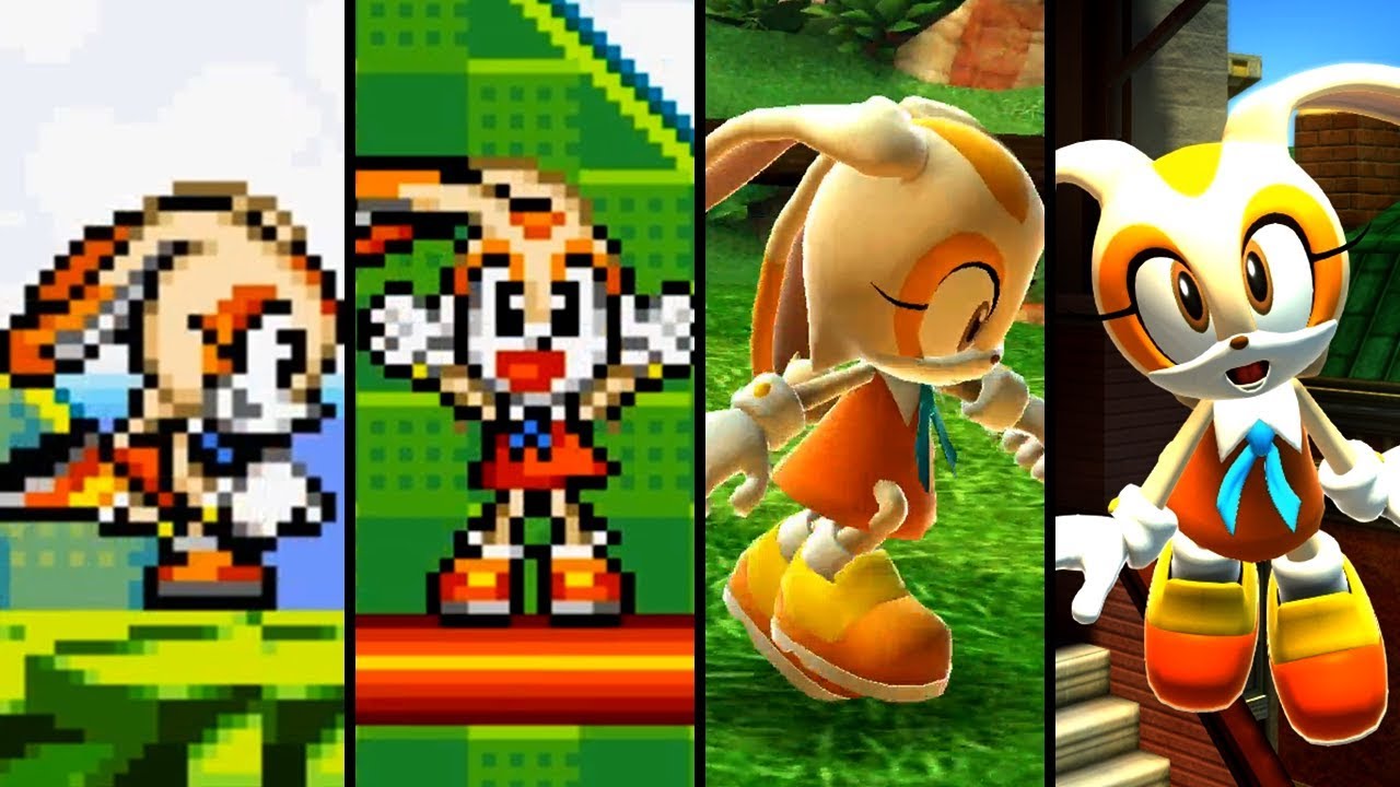 Evolution of Cream the Rabbit (2002 - 2018)