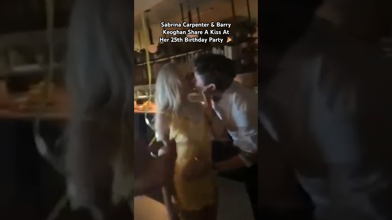 Sabrina Carpenter & Barry Keoghan KISS At Her 25th Birthday Party