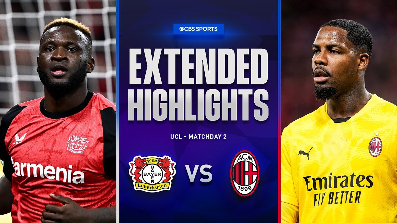 Bayer Leverkusen vs. AC Milan: Extended Highlights | UCL League Phase MD 2 | CBS Sports Golazo