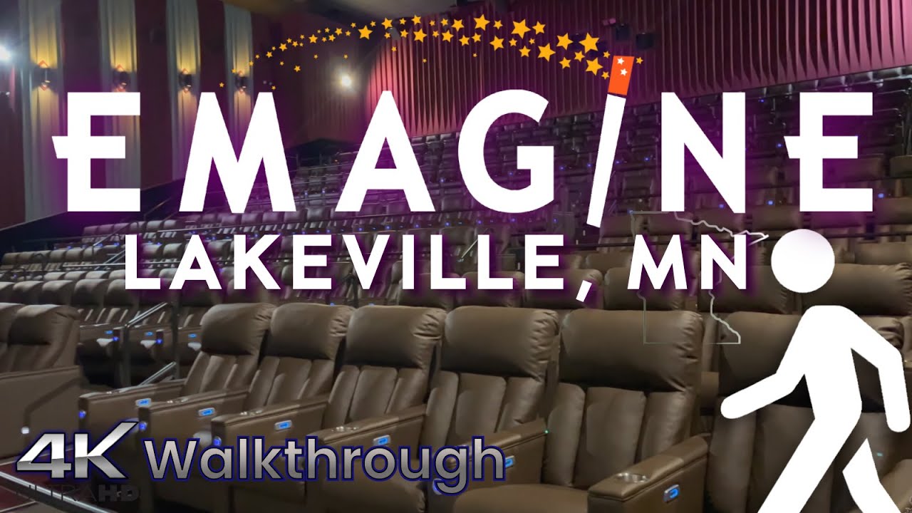 Movies about to begin! Find your seat at Emagine Lakeville Theater | Lakeville, MN | 4K