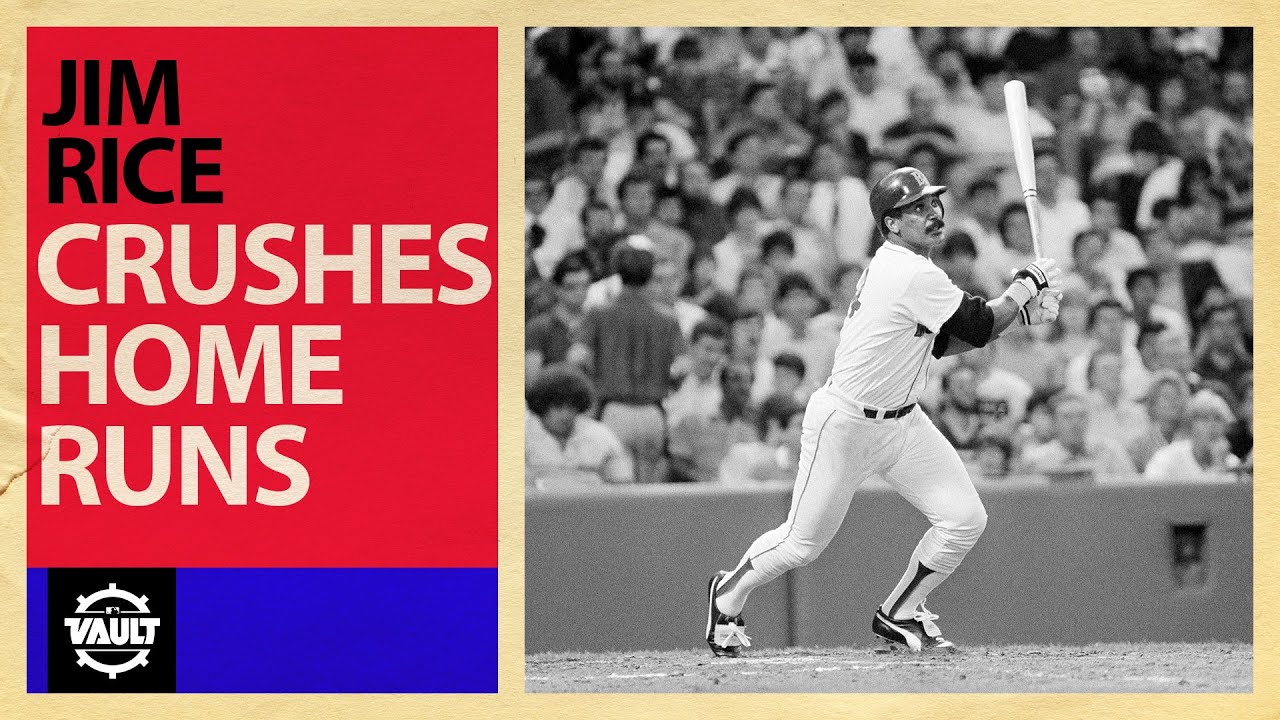 Jim Rice CRUSHING home runs! The Red Sox slugger had INSANE power!